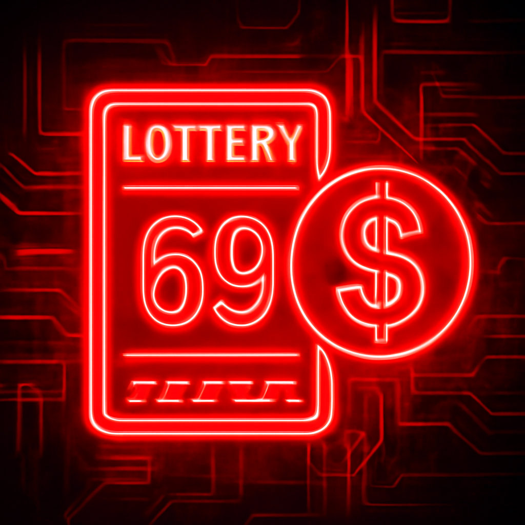 Illustration explaining 69 Lottery FAQ topics.