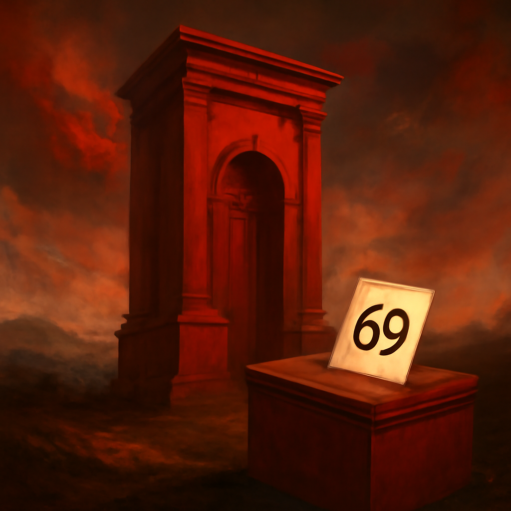 An educational illustration outlining the advantages of the 69 Lottery platform.