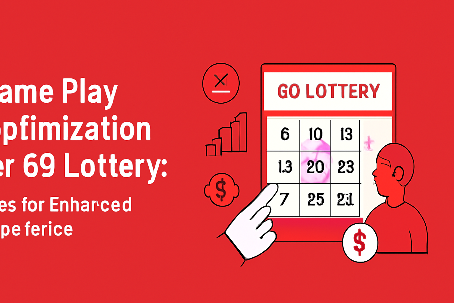 An informational representation of 69 Lottery features with modern design elements.