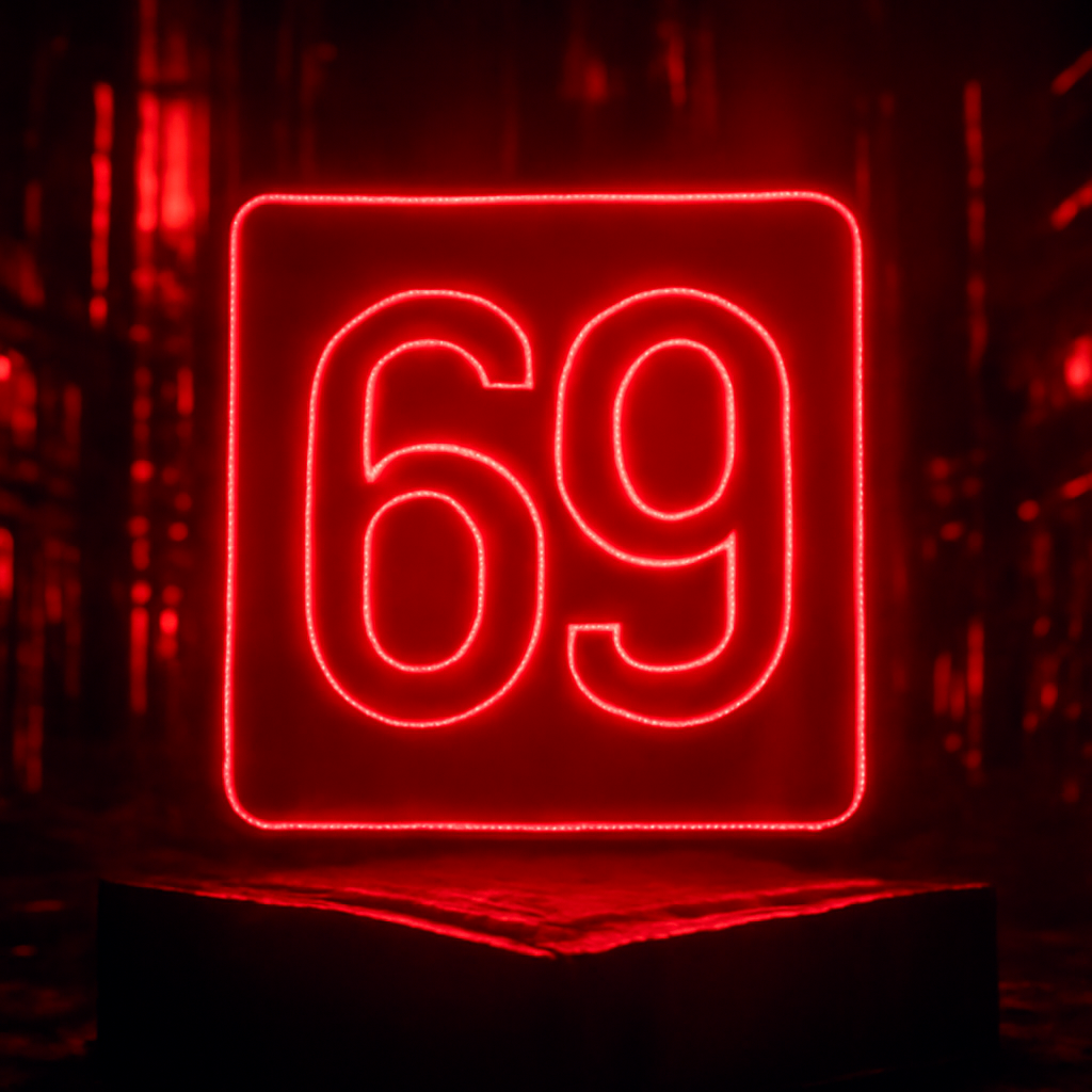 An educational illustration outlining the advantages of the 69 Lottery platform.