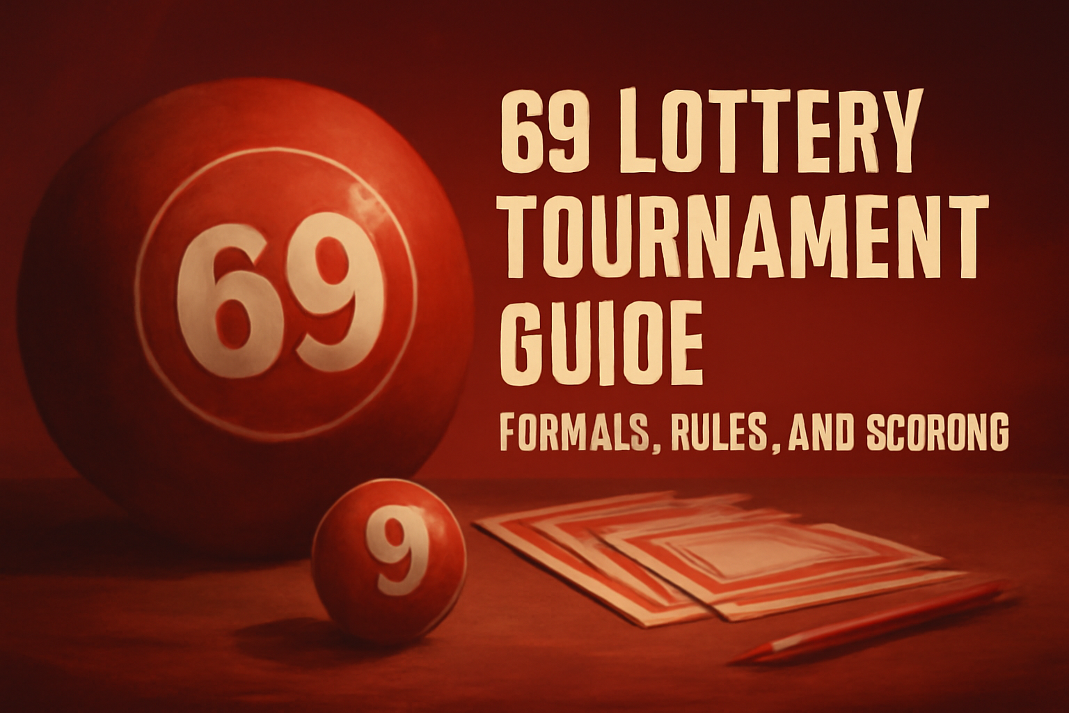 An informational representation of 69 Lottery features with modern design elements.