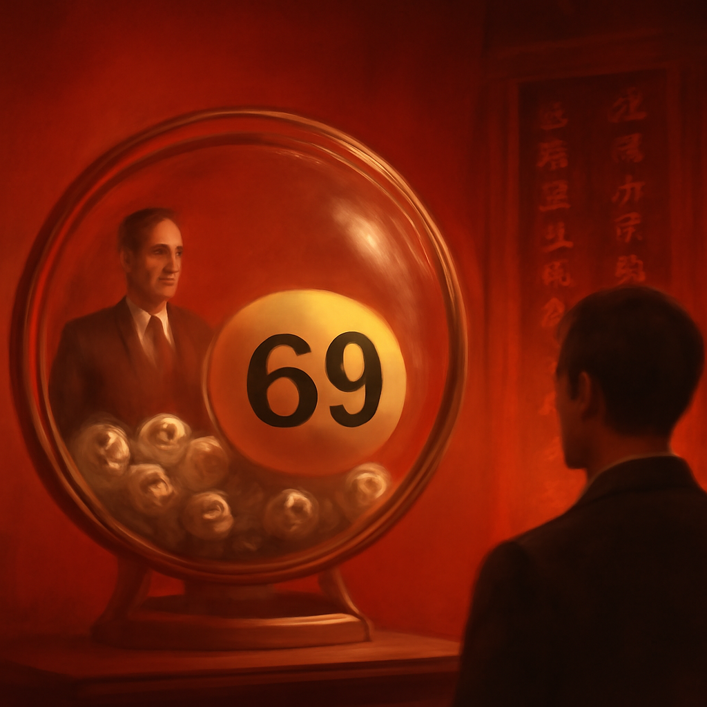 Educational diagram illustrating critical features of 69 Lottery.
