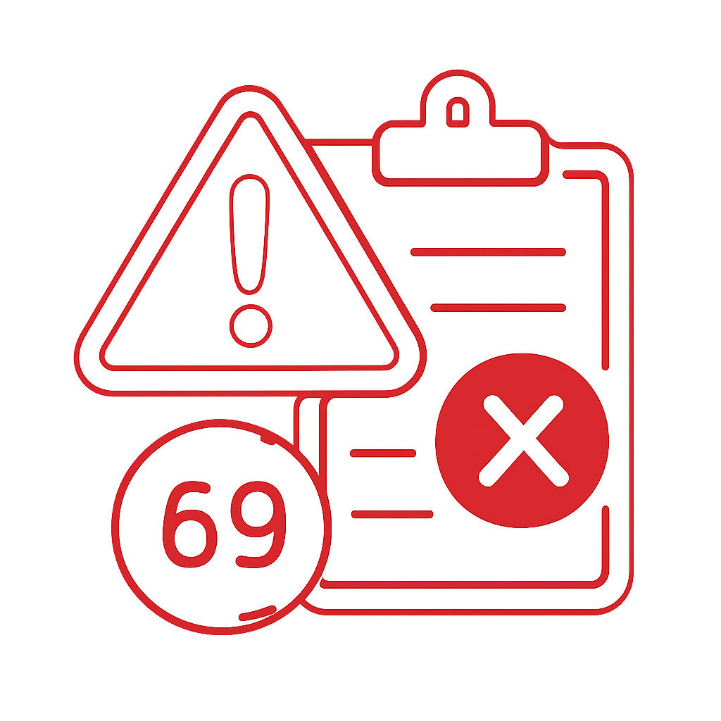 An educational diagram showcasing solutions for login challenges faced in 69 Lottery.