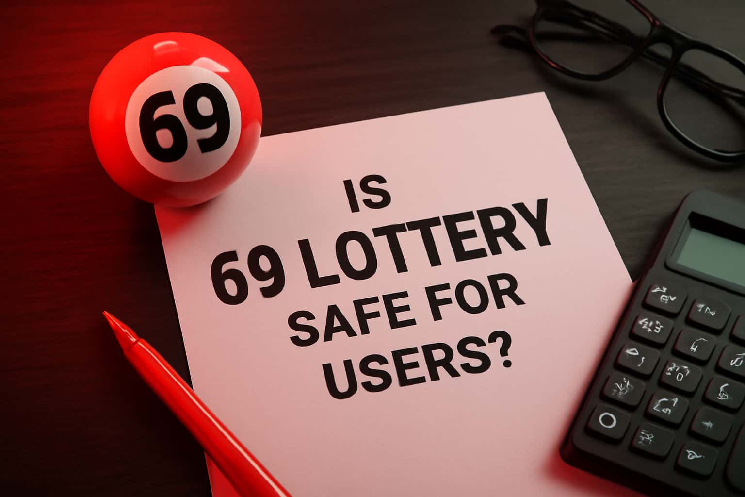 Informative scene illustrating safety measures of 69 Lottery.