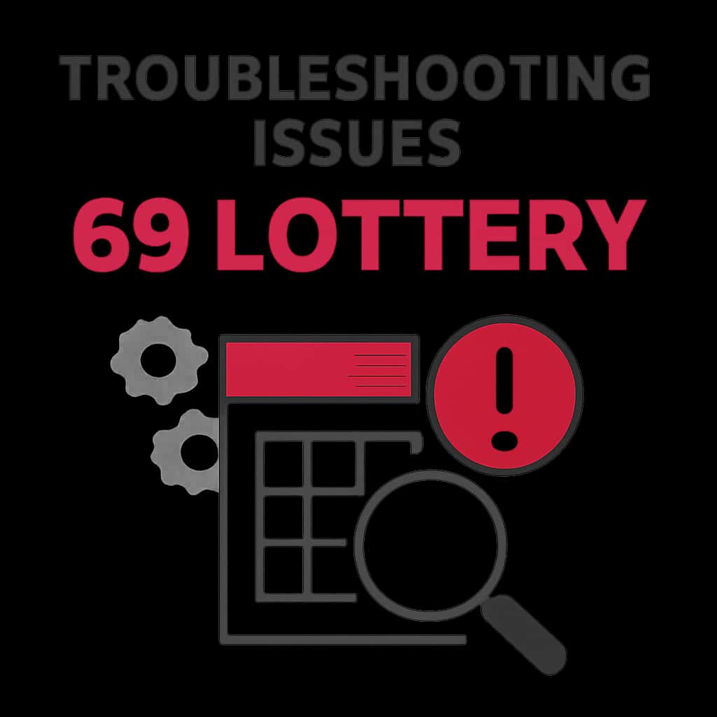 Illustration explaining Troubleshooting 69 Lottery Issues.